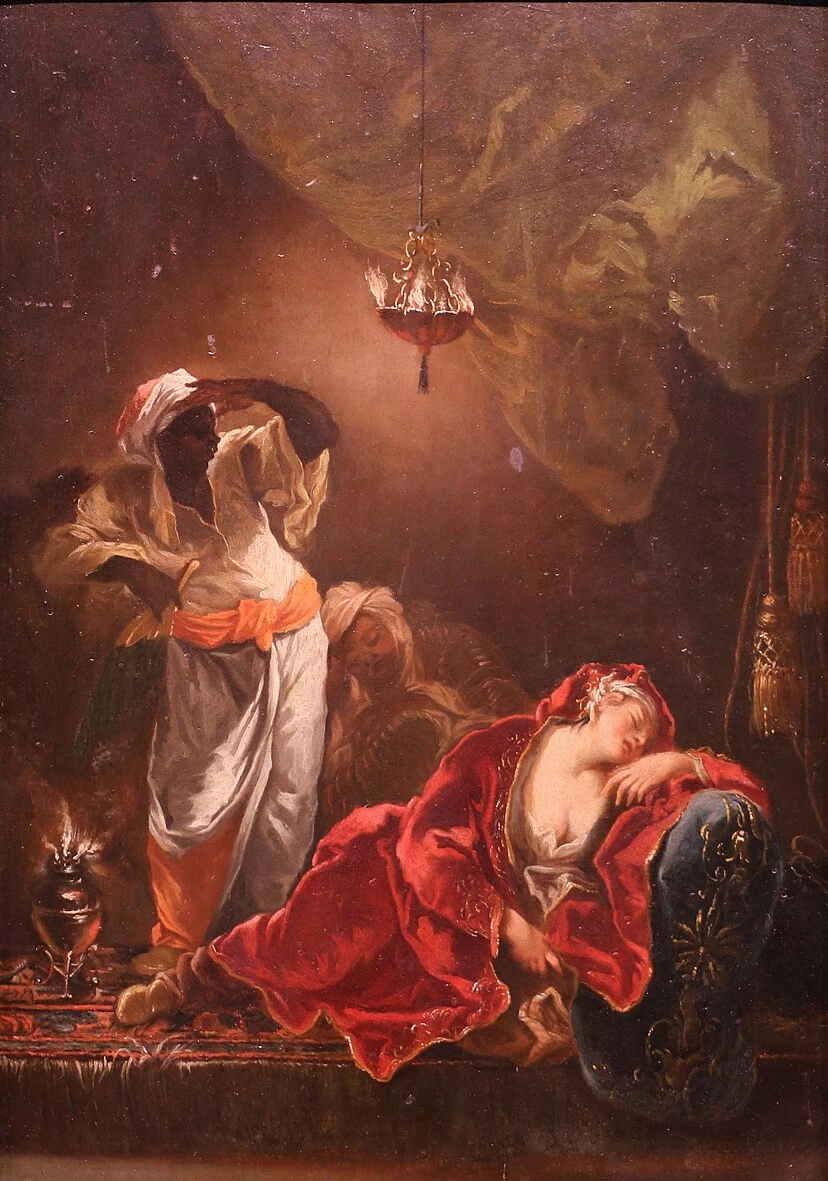 Cena turca, il sonno della sultana - Galleria Palatina, Firenze